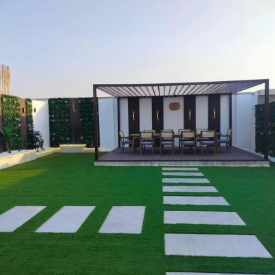 تنسيق حدائق جدة ومكة وتركيب العشب الصناعي (320)